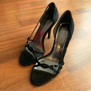 Calvin Klein strap high heels with ornament